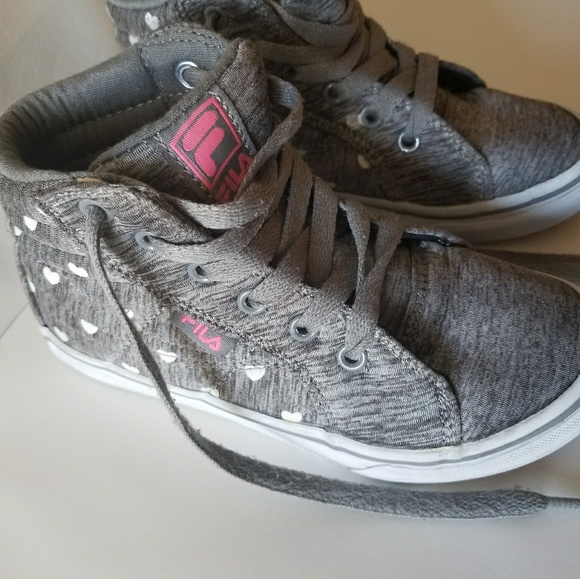 girls fila high tops